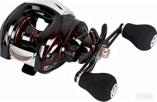 Baitcasting Reel & Baitcaster Reel 7.2:1 High Speed, Low Profile by Unknown