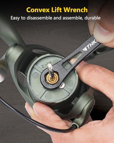 THKFISH Fishing Reel Maintenance Kit, Reel Repair Tool Kit, Fishing Reel Cleaning Set with Spool Pin Remover and 28 in 1 Screwdriver or 38 in 1 Electric Screwdriver - Image 4