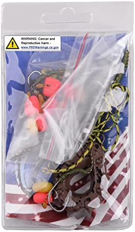 Carp Fishing Hair Rigs Kit, Boilies Bait Rigs with Sinker Corn Bait Curved Barbed Hook Swivel Carp Fishing Accessories Equipment - Image 6
