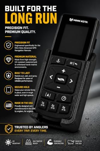 Remote Holder fits the Minn-Kota Advanced GPS trolling Motor Remote. Carbon Fiber Infused. Crafted by a Fisherman for Fishermen. Proudly Designed and Precision-Manufactured in the USA. - Image 2