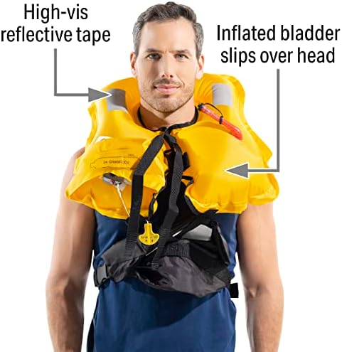 Seachoice Inflatable Personal Flotation Device (PFD), Adult Size, Type IV and Type V - Image 3