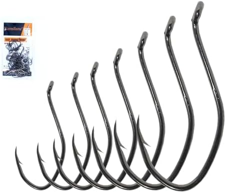 Catfishing Hooks, Big River Bait Hooks Offset Design for Flathead Catfish - Image 2