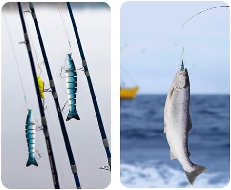 Fluorocarbon Fishing Leader Line with Swivels Snap Kits Connect Tackle Lures Rig or Hooks, High Strength Tooth Proof Fishing Leader Line for Saltwater Freshwater - Image 6