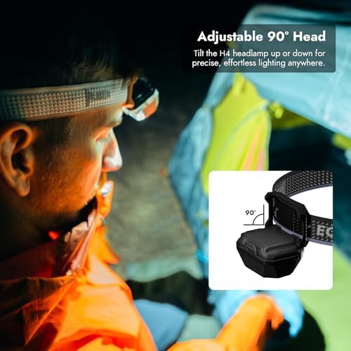 WUBEN H4 LED Headlamp Rechargeable 800 Lumens Super Bright - Image 5