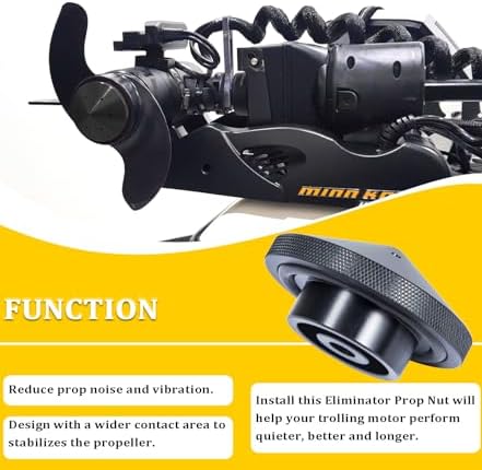 Eliminator Trolling Motor Prop Nut Aluminum For MinnKota 35-70 lb - Image 5