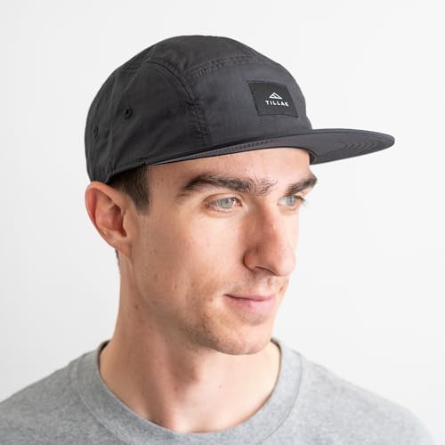 Tillak Wallowa Camp Hat, Lightweight Nylon 5 Panel Cap with Snap Closure - Image 2