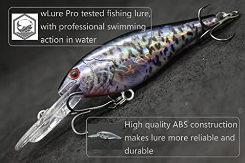 Minnow Crankbait for Bass Fishing Bass Lure Jerkbait Fishing Lures and Tackle Box - Image 5