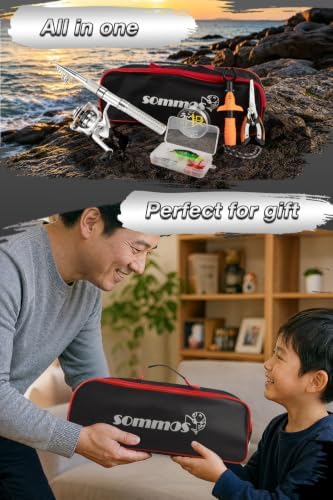 Fishing Rod and Reel Combo with 6.9ft Rod Reel Pliers Gripper Carrier Bag - Image 7