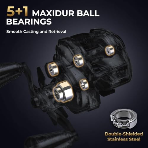 KastKing Lethal Phantom Baitcasting Fishing Reels with 7.3:1 Gear Ratio - Image 5