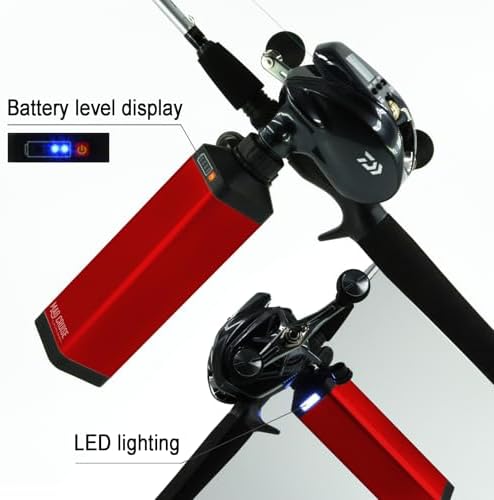 10Ah Sea Fishing Reel Battery and Accessories for Daiwa Tanacom Seaborg Leobritz Shimano Electric Fishing Reel Battery (Free 2m Power Cord) - Image 7