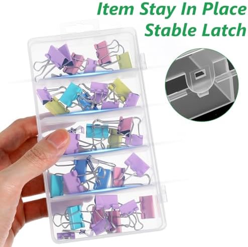 10 Pack 5 Grid Tackle Box Organizer, 6.8" x 3.7" x 1.1" Plastic Organizer Box with Dividers, Plastic Compartment Storage Boxes for Jewelry, DIY Crafts, Bait, Small Part, Beads - Image 5