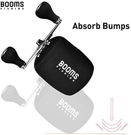Booms Fishing RC1 Neoprene Reel Cover, Round Baitcasting Reels Cover, Fit for 50 100 200 300 400 800 1000 2000 3000 4000~10000 Conventional Reels, S/M/L/XL Size - Image 3