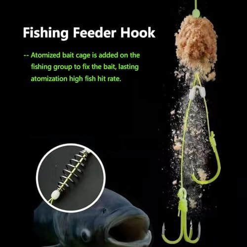 Dyxssm Drum Spring Feeder Fishing Hooks, Carp Bait Traps Fishing Hook - Image 5