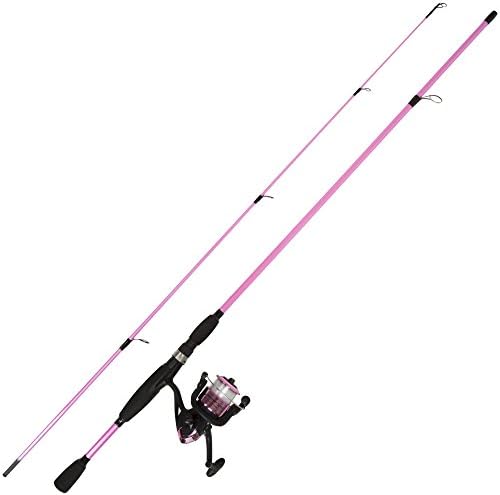Fiberglass Fishing Pole - Strike Series 78-Inch Collapsible Rod and Spinning Reel Combo, EVA Handle, Pre-Spooled Reel, Fishing Gear for Catching Walleye, Bass, Trout, and More by Wakeman by Wakeman