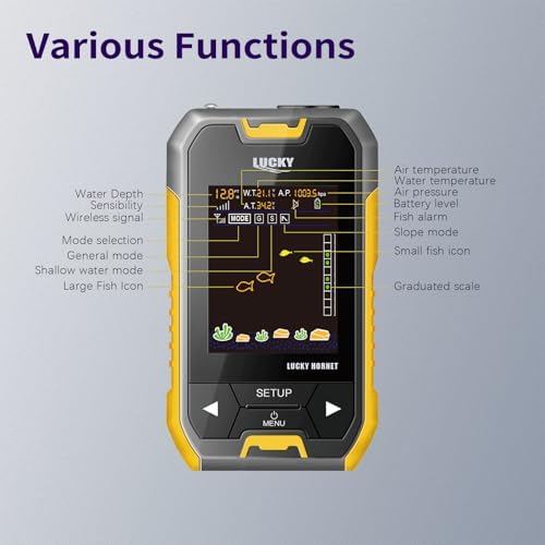 LUCKY Kayak Portable Fish Depth Finder for Boats and Bank - Image 5