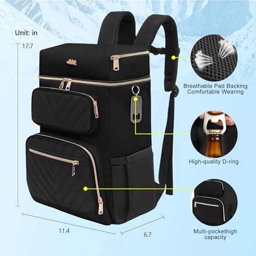 Backpack Cooler Insulated Leakproof, Soft Cooler Backpack for Beach - Image 6