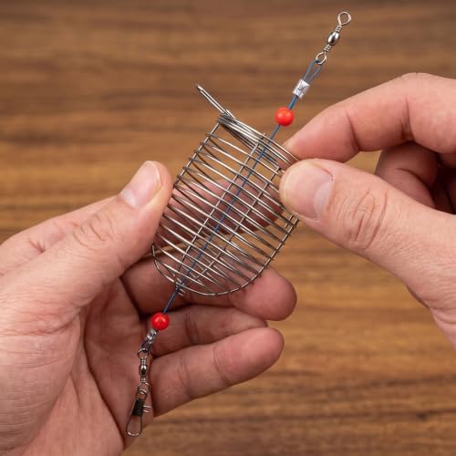 10pcs Fishing Bait Trap Cage Feeder, Baits Cage Basket Holder Coarse Lure Feeder Fishing Tackle Kit - Image 4
