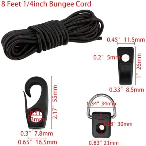 ISURE MARINE Kayak Deck Rigging Kit Accessory for Boat Kayak Canoe - Image 2