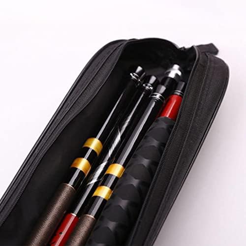 Fly Fishing Rod Case Fishing Rod Tube Case Men Gift Travel Carrying Bag, Black, 125cm - Image 4
