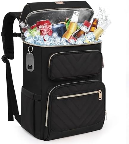 Backpack Cooler Insulated Leakproof, Soft Cooler Backpack for Beach by AMNOW