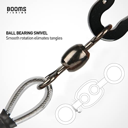 Booms Fishing T02 Fishing Pole Tether, Kayak Paddle Leash, Paddle Board Fishing Accessories, Heavy Duty Fishing Lanyard for Fishing Tools/Rods/Paddles - Image 5