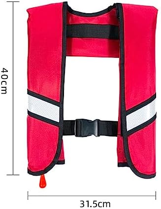 4PCS Snorkel Vest, Portable Inflatable Swim Vest Jackets for Snorkeling Swimming Diving Safety,Manual Inflatable Men's Women's Adjustable Vest for Swimming Fishing Outdoor Water Sports (330LB) - Image 6