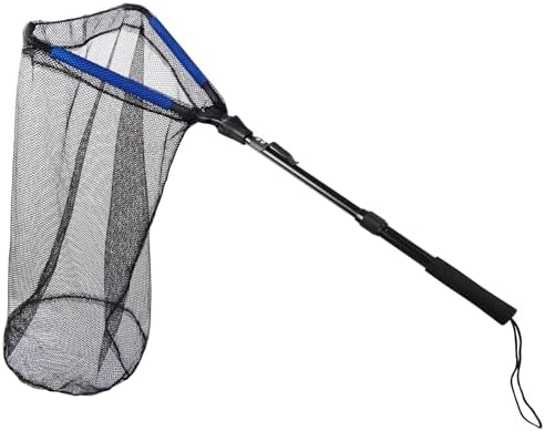 RESTCLOUD Fishing Landing Net with Telescoping Pole Handle, Fishing net Freshwater for Kids Men Women, Extend to 40-63 Inches - Image 3