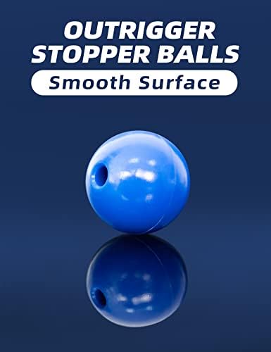 BLUEWING Outrigger Ball Stops 2pcs Fishing Rigging Plastic Pair Outrigger Line Ball Stoppers - Image 5
