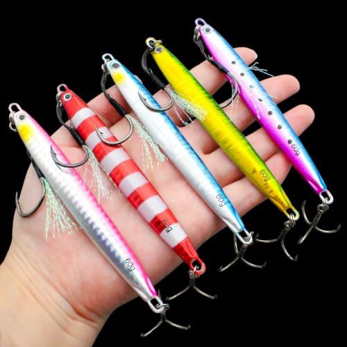 Vertical Jig Fishing Lures Saltwater Jigs Spoon Metal Design Tuna Baits - Image 3