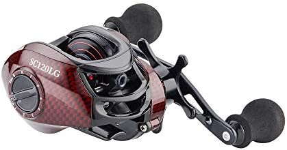 FISHDROPS Baitcaster Reels, 9+1BB, CNC Aluminum Spool, Magnetic Brake System Bait Caster Reel High Speed Gear Ratio 7.0:1 Ultra Smooth Low Profile Baitcasting Fishing Reel - Image 4