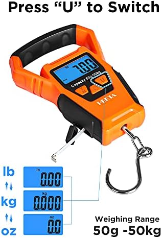 HEETA Waterproof Fish Scale Digital Hanging Fishing Luggage Weight Scale - Image 5