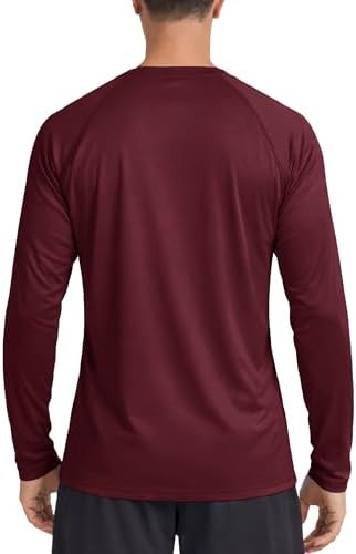 Boladeci Men's UPF 50+ Sun Protection UV SPF Shirts Long Sleeve Lightweight Quick Dry Swim T-Shirts Rash Guard - Image 6