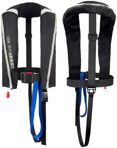 Automatic Inflatable Life Jacket,Preserver PFD for Adults,Life Vest for Adult,Supports Weight up to 330 pounds - Image 2