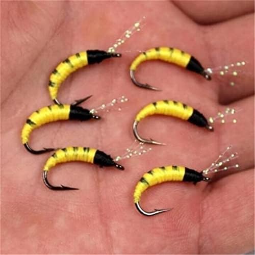 Fly Fishing Flies Kit 40/137pcs Dry/Wet Flies Assortment Nyphms Popper Streamer for Trout Bass Steelhead Fish+ Fly Box - Image 5