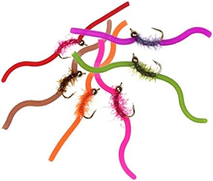 Fly Fishing Flies Kit Trout Steelhead Salmon Bass Flies Assortment 32Pcs-148pcs Include Dry Wet Flies Nymphs Streamers Maggot, Fly Lure Set - Image 5