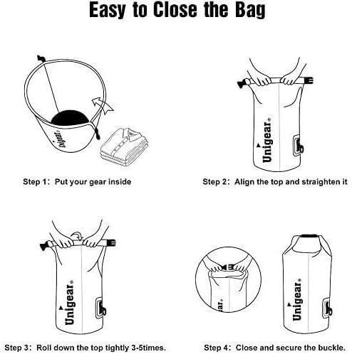 Unigear Floating Waterproof Dry Bag for Kayaking, 2L/5L/10L/20L/30L/40L - Image 5
