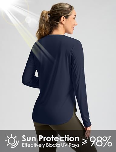G Gradual Women's Sun Shirts UPF 50+ Long Sleeve Workout Hiking Tops - Image 4