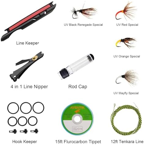 Aventik FreshStart Tenkara Rod in 7ft/8ft Action 7:3 Complete Beginner Kit - Image 4