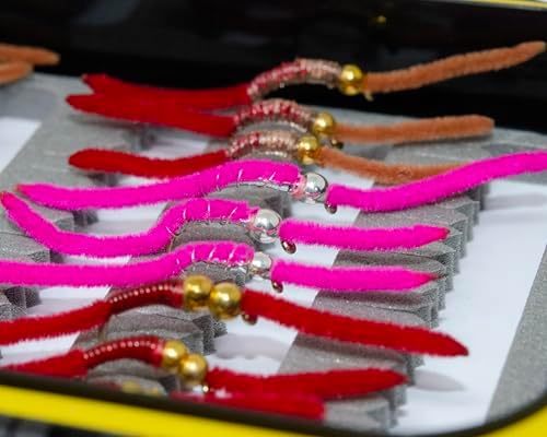 24/36/50/66 Premium Hand Tied Fly Fishing Flies Assortment | Waterproof Fly Boxes | Dry, Wet, Nymphs, Streamers, Wooly Buggers, Terrestrials | Trout, Bass Lure Set, Kit, Gift - Image 7