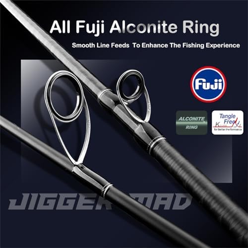 PURELURE Heavy Slow Jigging Rod - Saltwater Fishing Rod 1.5 Piece - Image 6