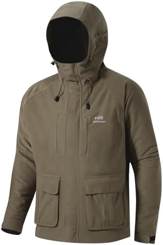 BASSDASH Walker-LW Breathable Waterproof Fishing Hunting Wading Jackets with Silent Outer Fabric for Men Women - Image 2