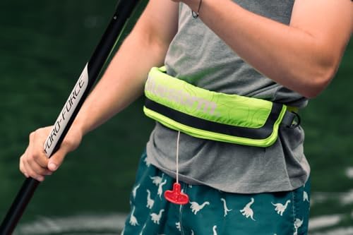 BLUESTORM Cirro 16 Manual Inflatable Belt Pack for Adults | US Coast Guard (USCG) Approved Life Jacket Waist Belt PFD for SUP Paddleboarding, Fishing & Kayaking - Image 5