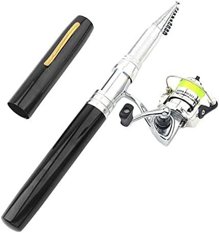 Lixada Fishing Rod Reel Combo Mini Pen Fishing Pole Kit Telescopic Fishing Rod Spinning Reel Combo Kit by WelconetoLixada