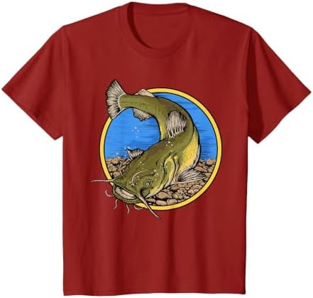 Flathead Catfish Fishing T-Shirt by Hunting+%26+Fishing+Merch
