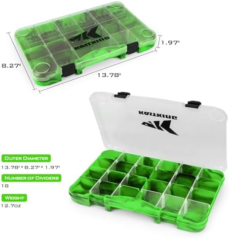 KastKing Utility Tackle Boxes, 3600 and 3700 Fishing Tackle Trays - Image 6