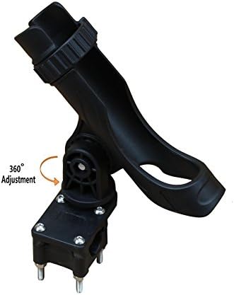 Brocraft Pontoon Boat Rod Holder/Fishing Rod holder for Square/Rail mount - Image 2