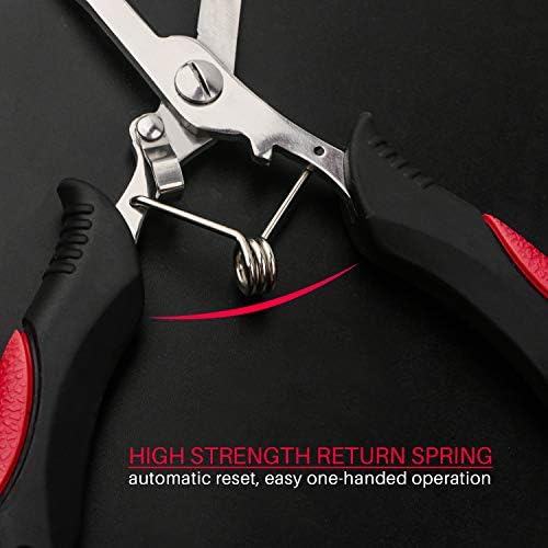Hikary Long Nose Fishing Pliers,Ice Fishing Gear,Stainless Steel Hook Remover Braid Cutter Rustproof Fishing Multi-Tools Fishing Gripper for Freshwater Saltwater - Image 5