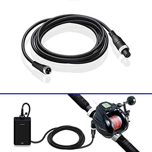 BatPower 1.65-6.6FT Electric Fishing Reel Power Air Cord for Daiwa BM, Prof Series Batteries and Tanacom 1200 1000 800 750 500 Seaborg 500MJ, Shimano BeastMaster ForceMaster Leobritz Plays - Image 4