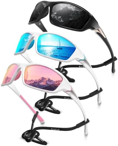 Polarized Sports Wrap Around Sunglasses Men Fishing Running Golf by Foliful