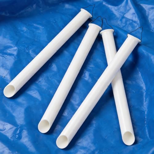 4 Pack 27in Sand Spike PVC Tubular Sand Spike Fishing Rod Holder for Surf Fishing for Beaches, Rivers and Sandy Beaches - Image 2